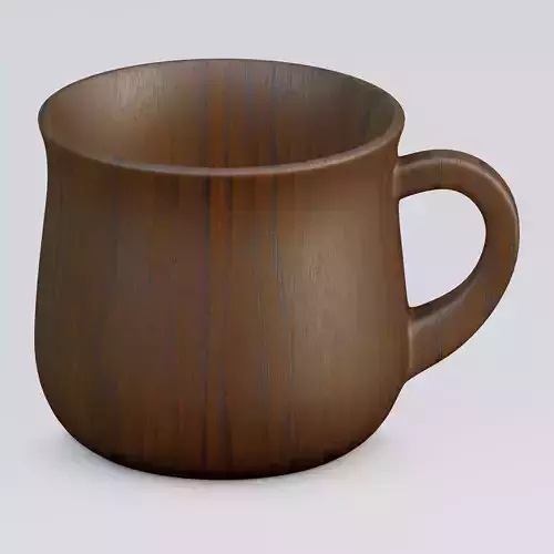 Wooden mug