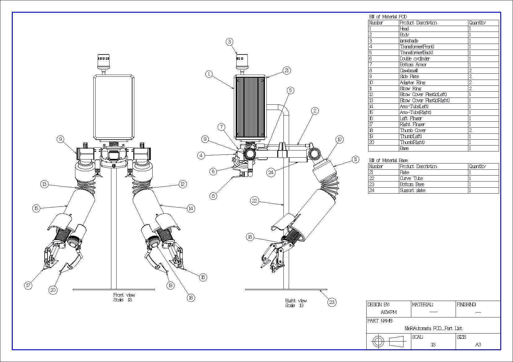 NieR Automata Pod 3D Printing model 3D print model_5
