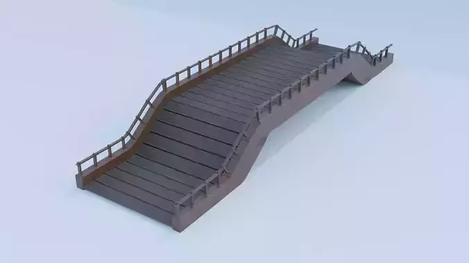 Japanese garden bridge