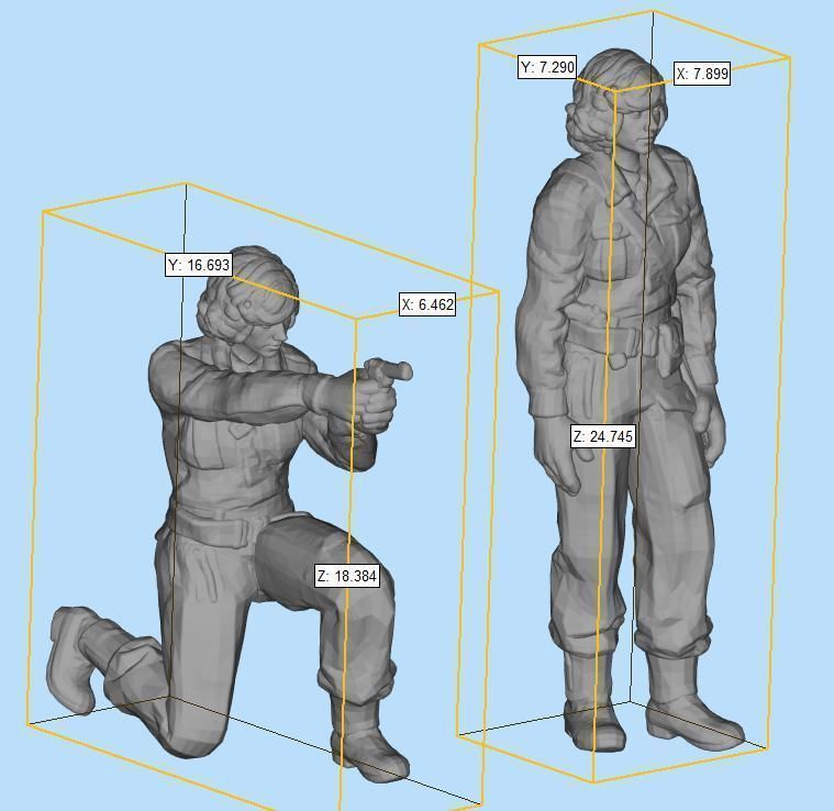 British Soldier WWII 3D print model_3