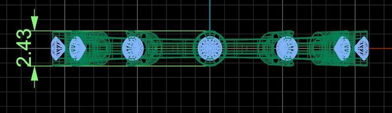 Luxury Half Round Diamond Golden Ring 3D print model_11