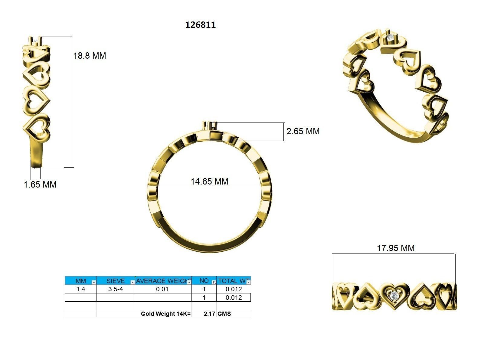 Ring - 126811 3D print model_12