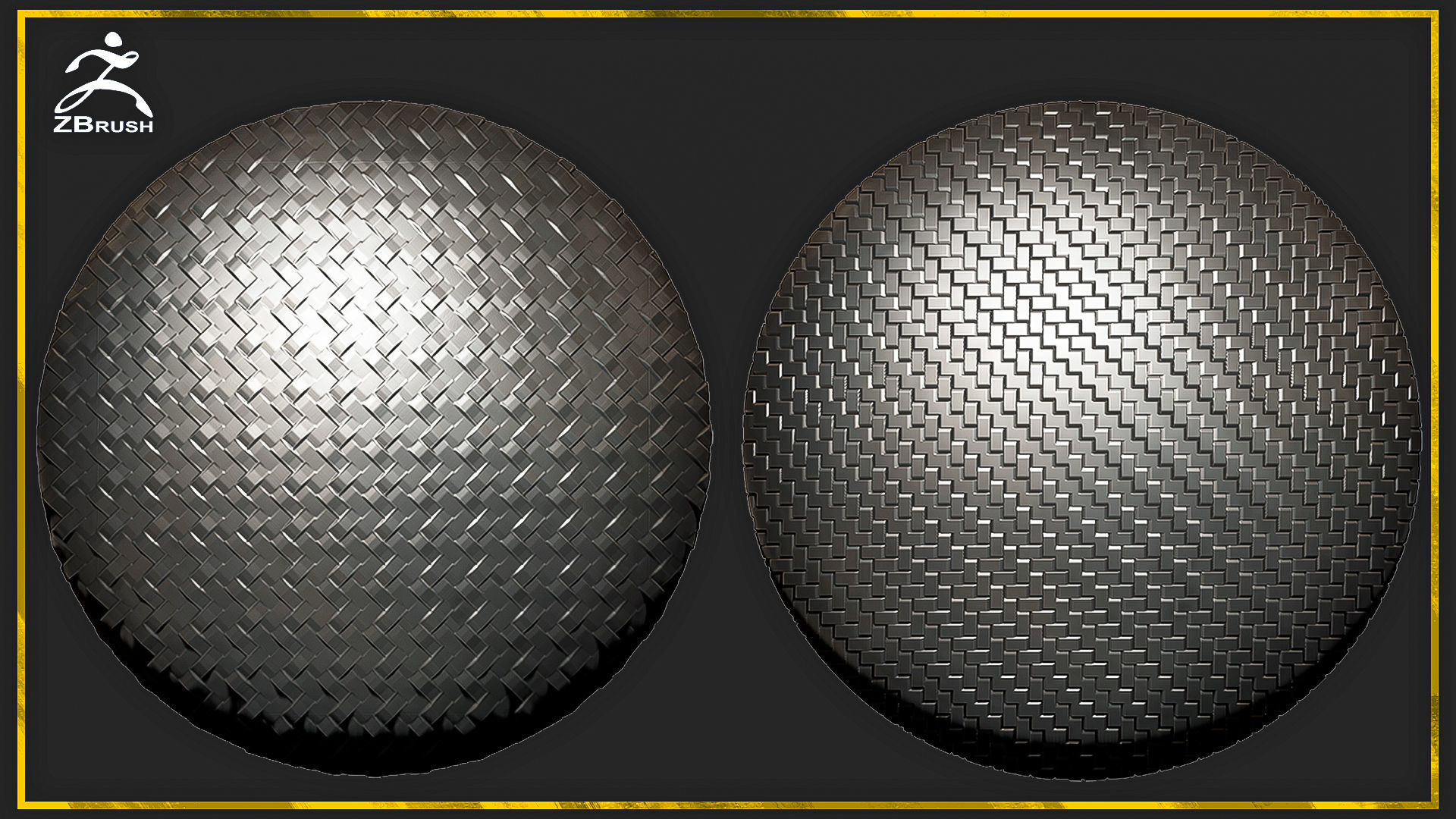 Carbone Alphas Tileable for ZBrush 3D model_1