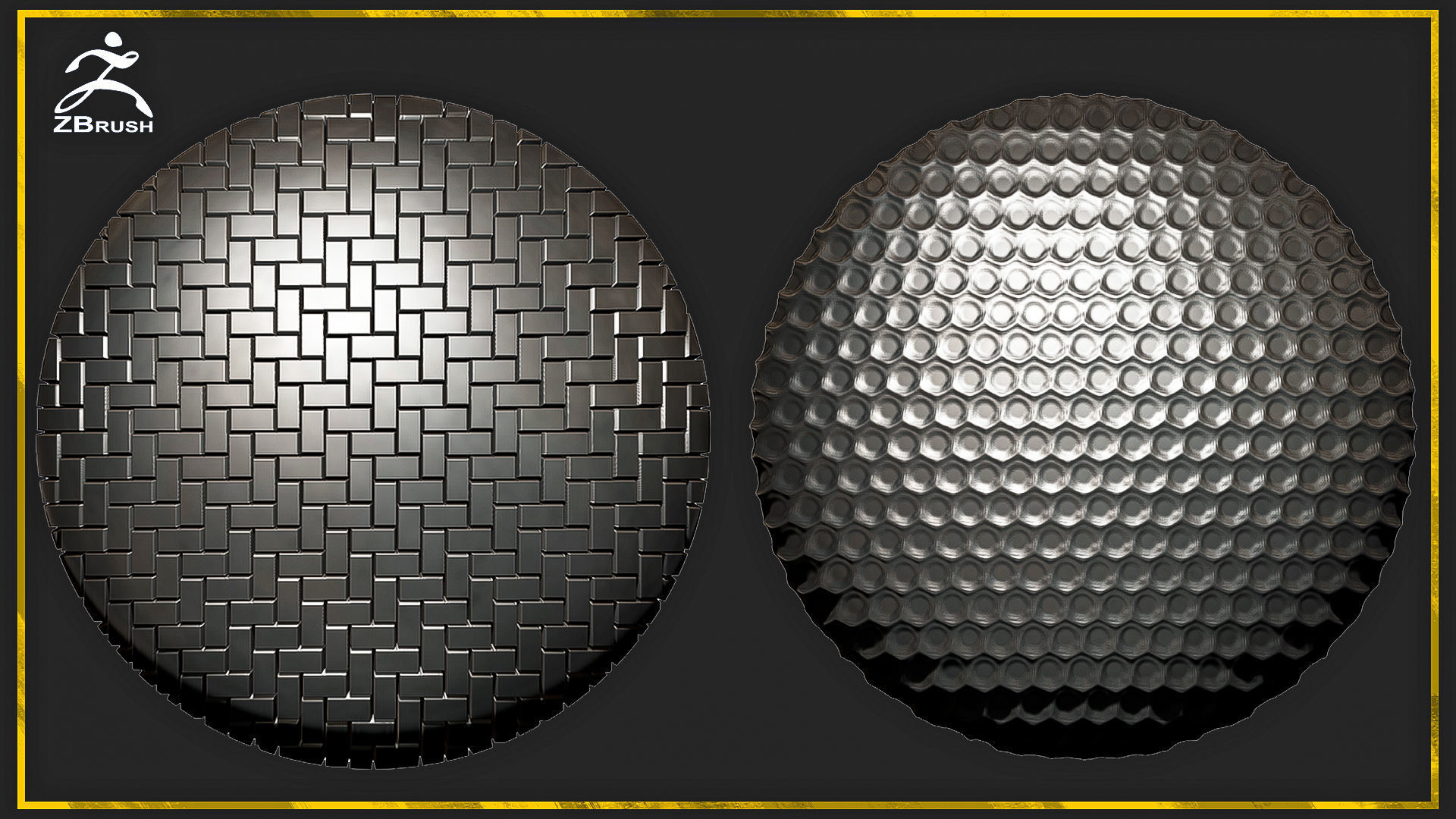 Carbone Alphas Tileable for ZBrush 3D model_4