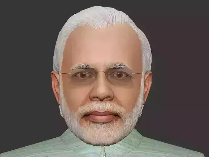 Narendra Modi model for Rigging and Animation 3D model