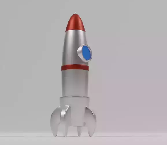 3d Kartoni Rocket