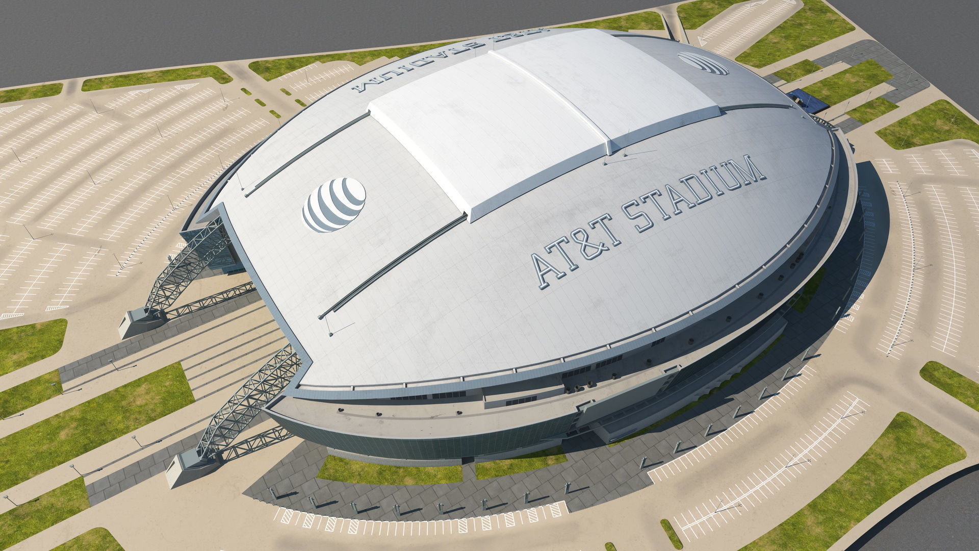 ATT Stadium 3D model | CGTrader