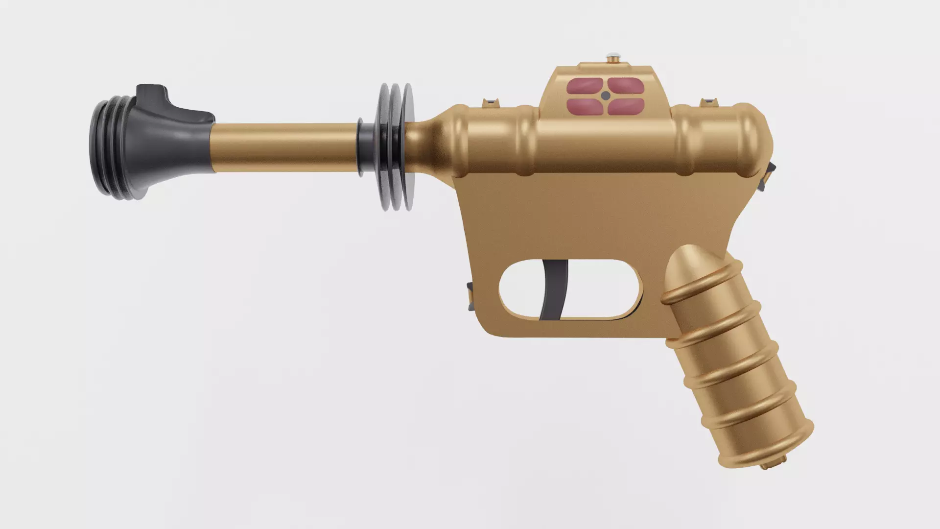 scifi guns 3D model_0