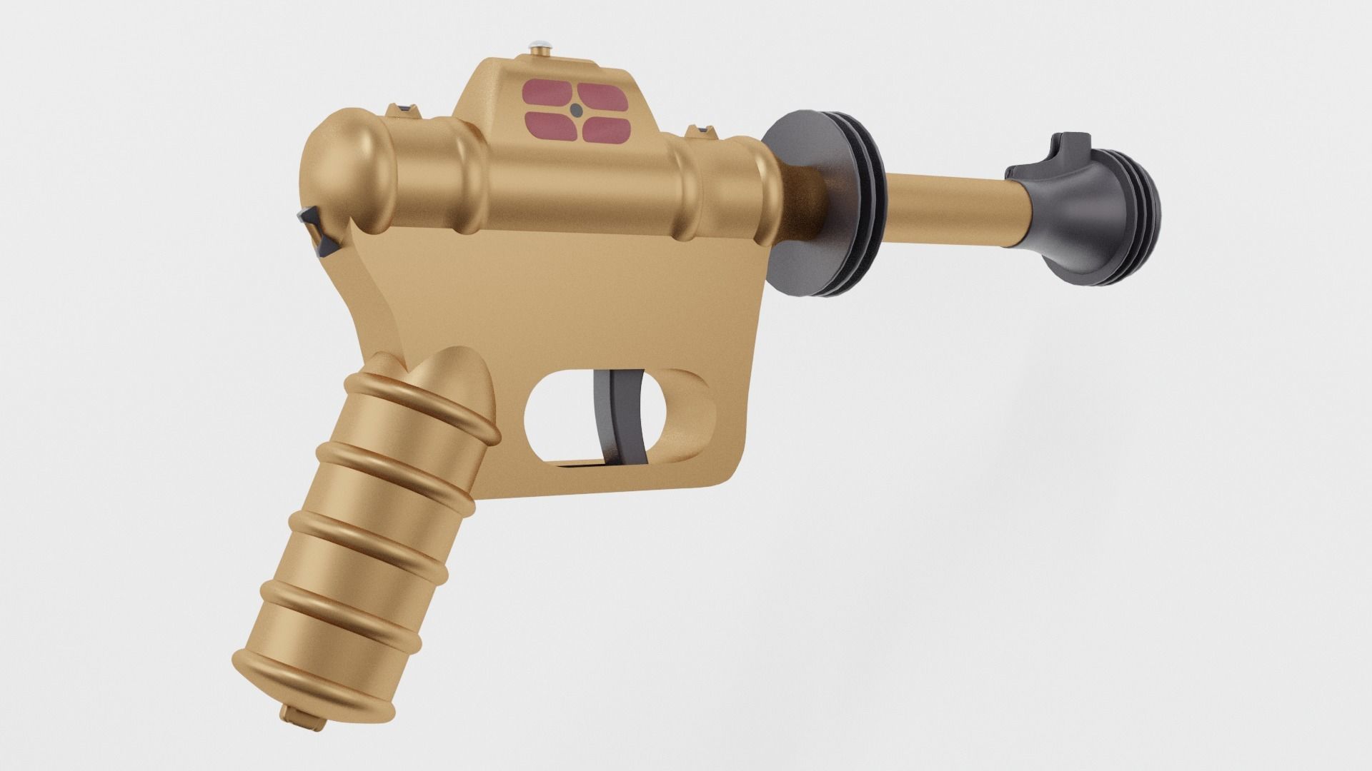 scifi guns 3D model_1