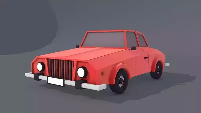 car - Low Poly Low-poly 3D model