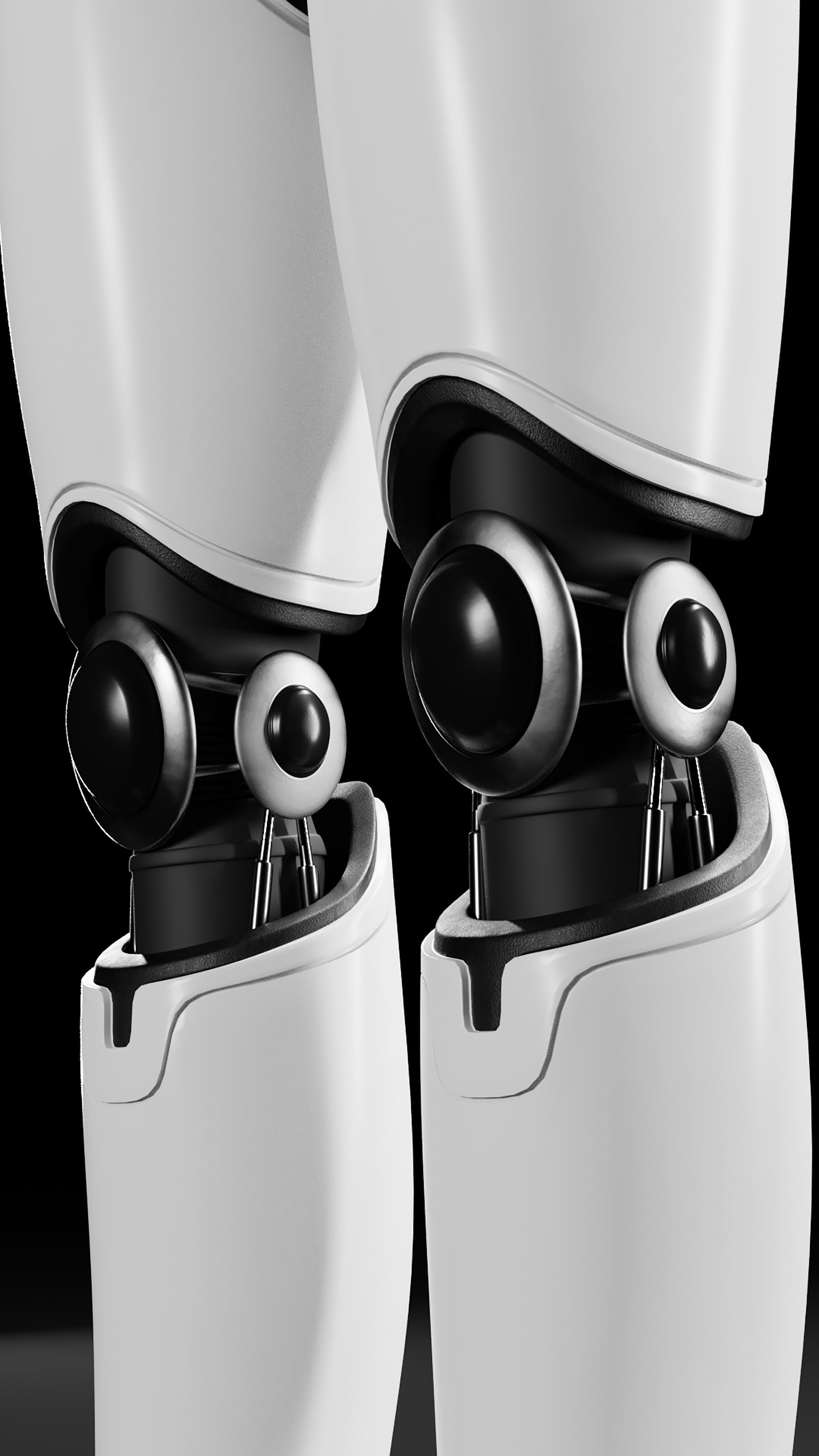 Artificial intelligence Cyborg 3D model_7