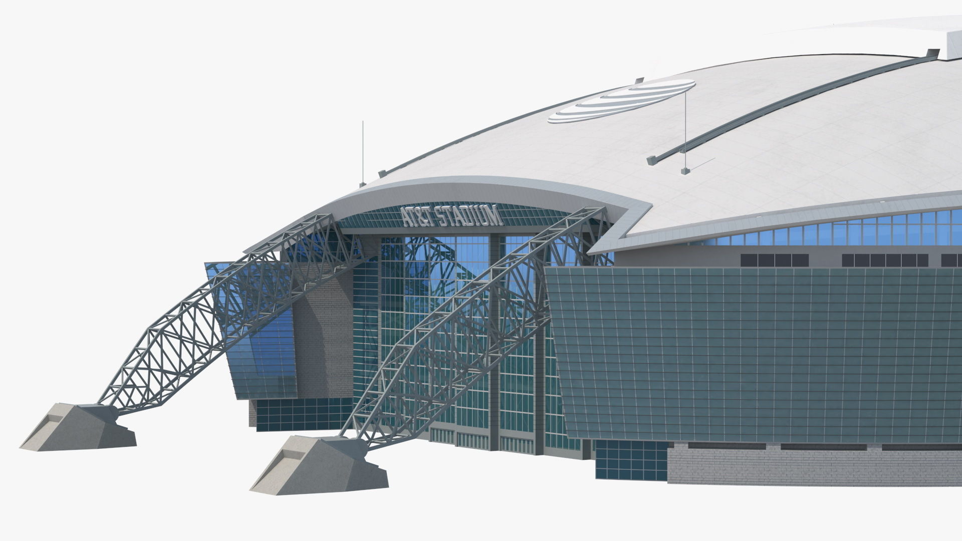 ATT Stadium Building 3D model_11