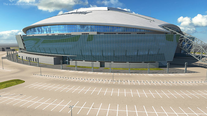 ATT Stadium Building 3D model 5