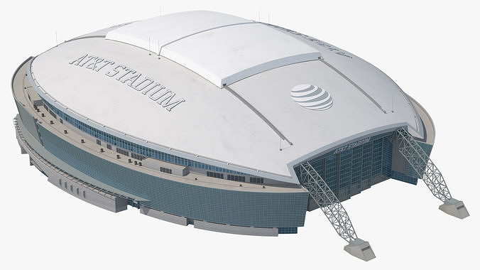 ATT Stadium Building 3D model 2
