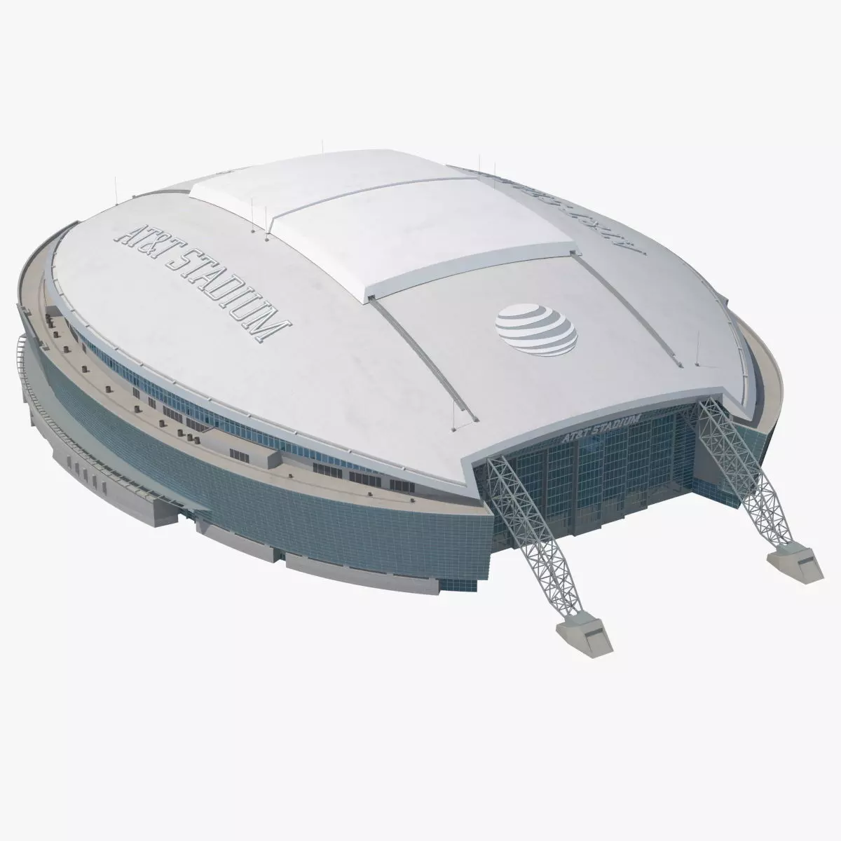 ATT Stadium Building 3D model_0