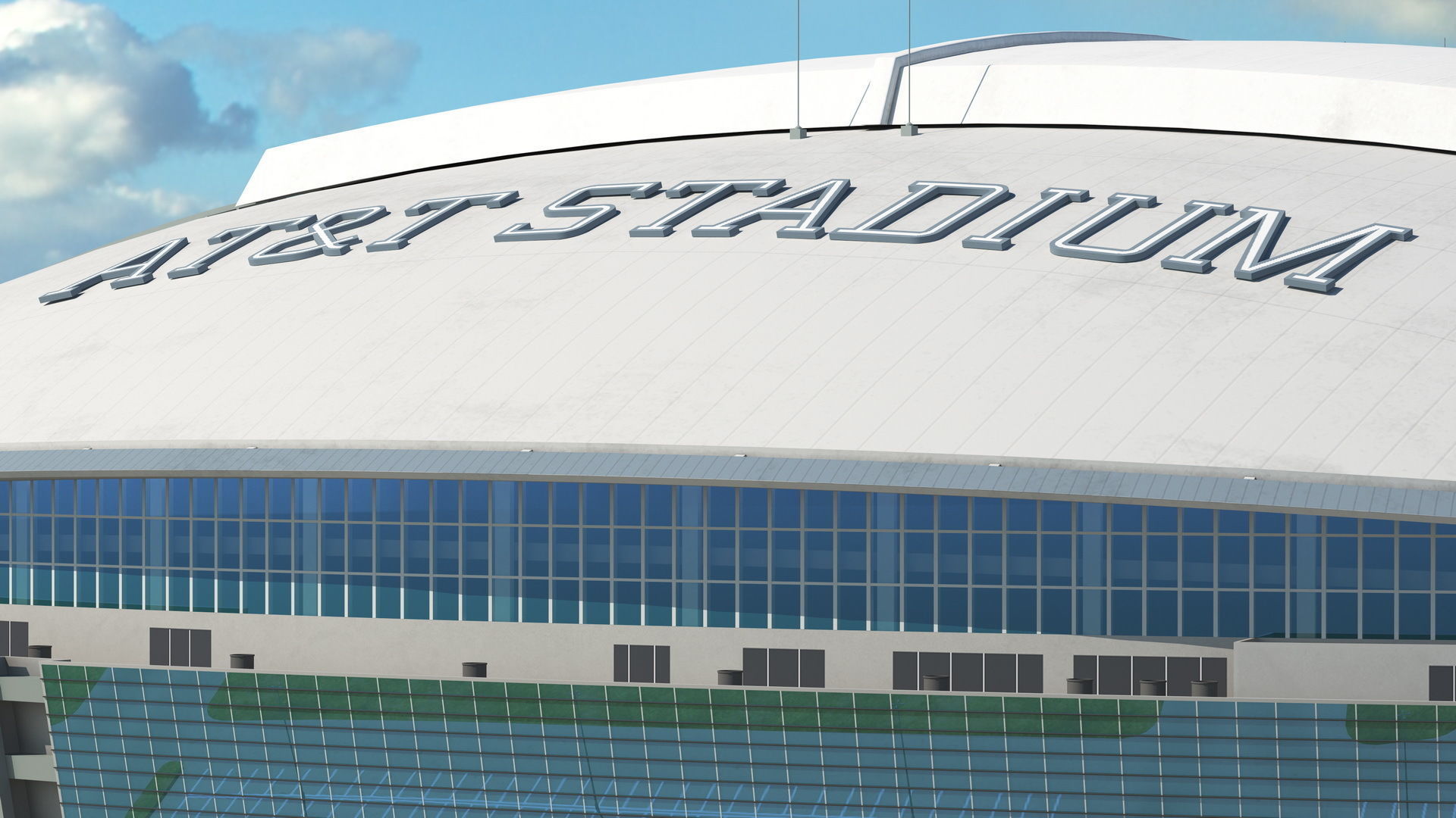 ATT Stadium Building 3D model_8