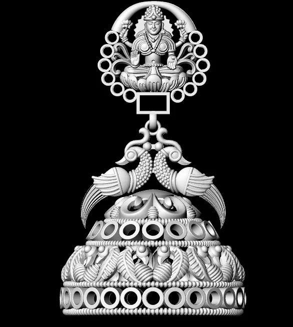 New Indian jhumka 3dm file 3D print model