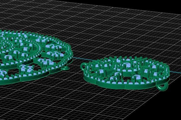 Luxury Diamond Golden Pendant 3D print model_6