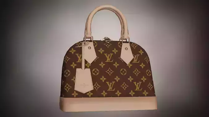 Louis Vuitton - BOLSO ALMA - 01 - Low-poly 3D model