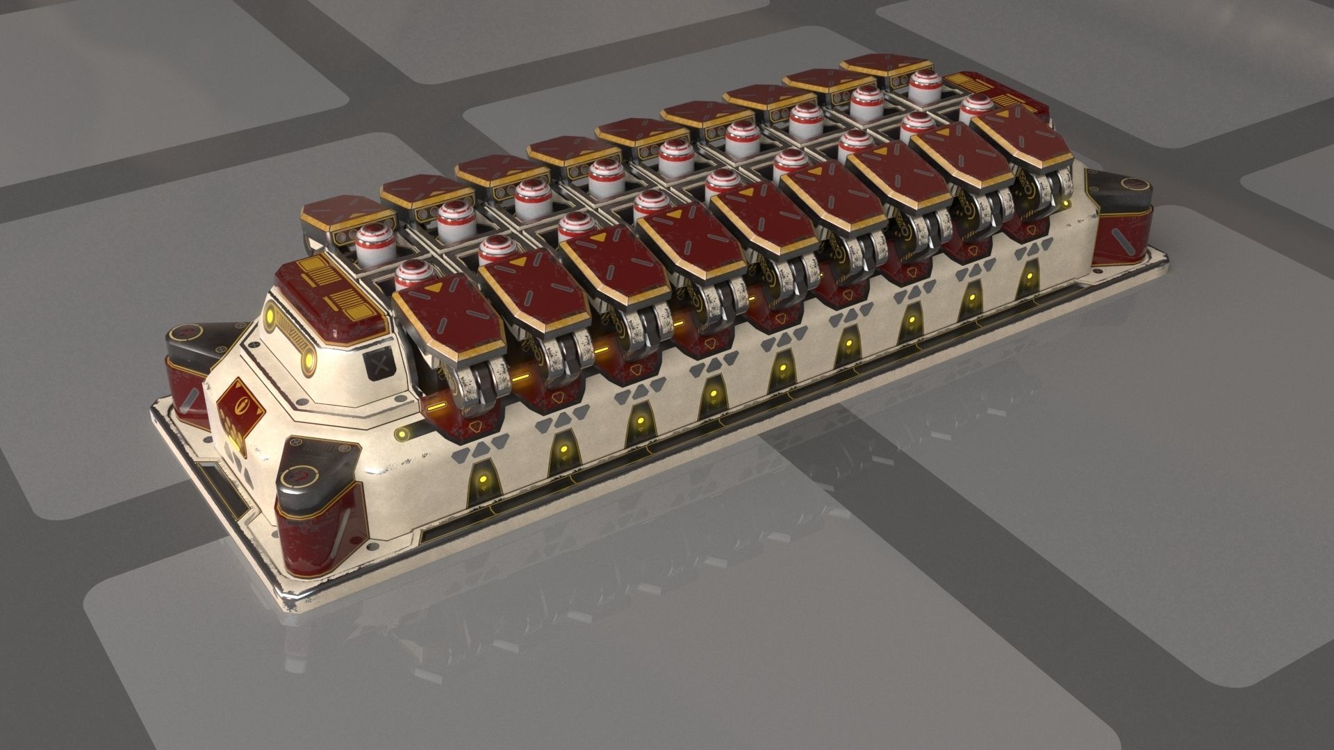 Imperial SX Sparrow Missile Pod 3D model_10