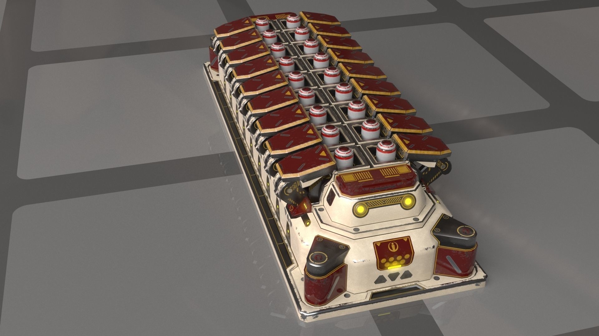 Imperial SX Sparrow Missile Pod 3D model_13