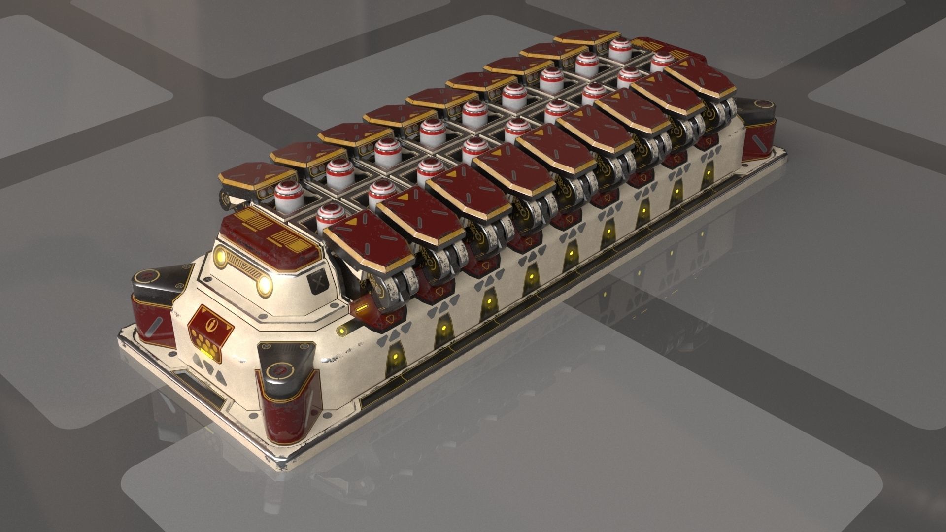 Imperial SX Sparrow Missile Pod 3D model_3