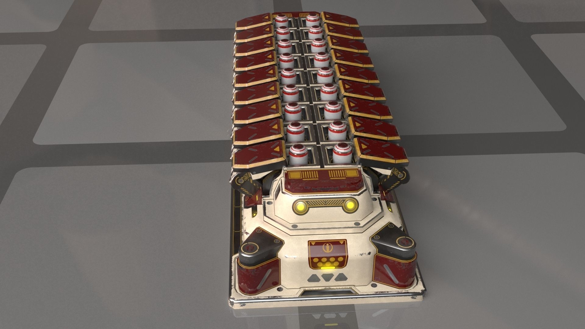 Imperial SX Sparrow Missile Pod 3D model_5