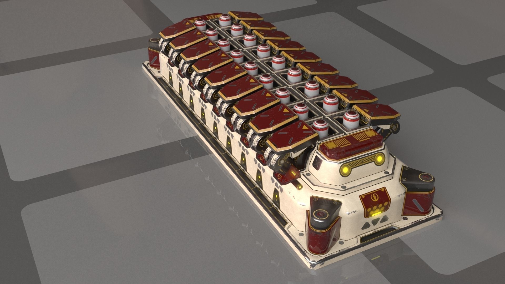 Imperial SX Sparrow Missile Pod 3D model_6