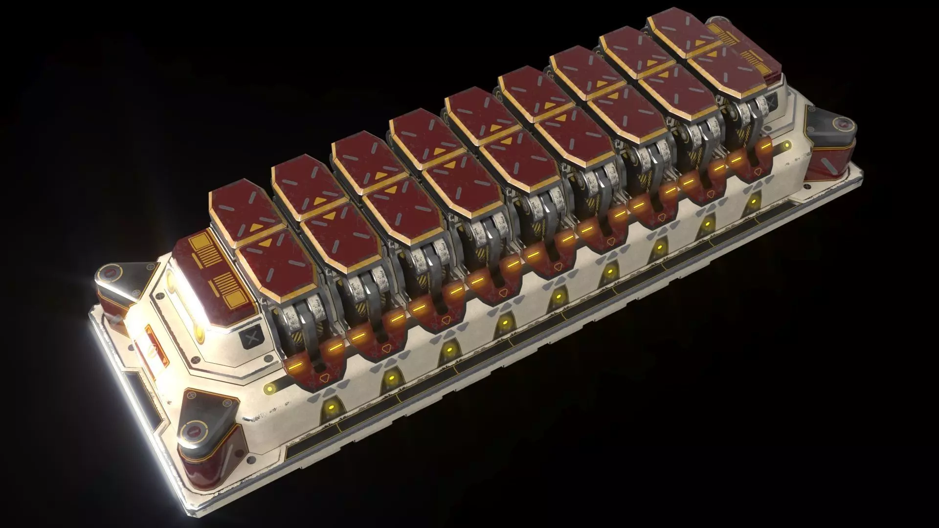 Imperial SX Sparrow Missile Pod 3D model_0