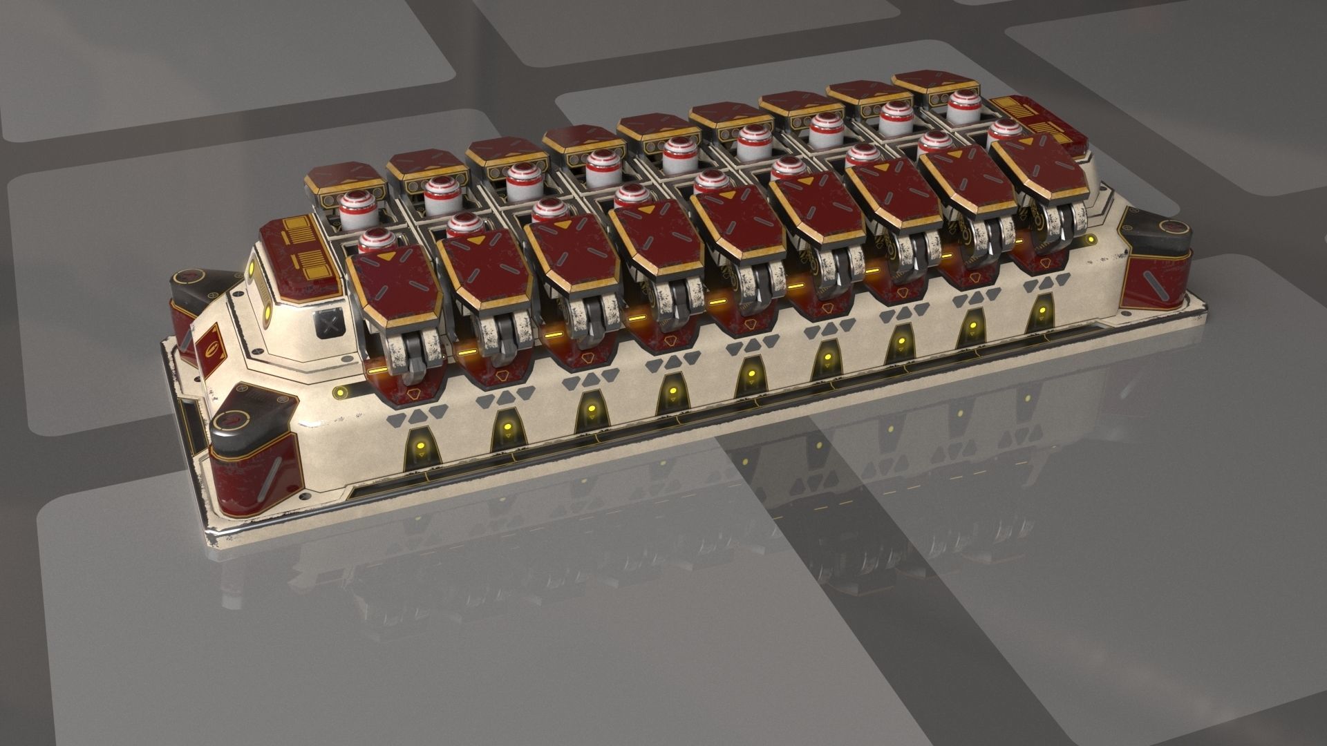 Imperial SX Sparrow Missile Pod 3D model_17