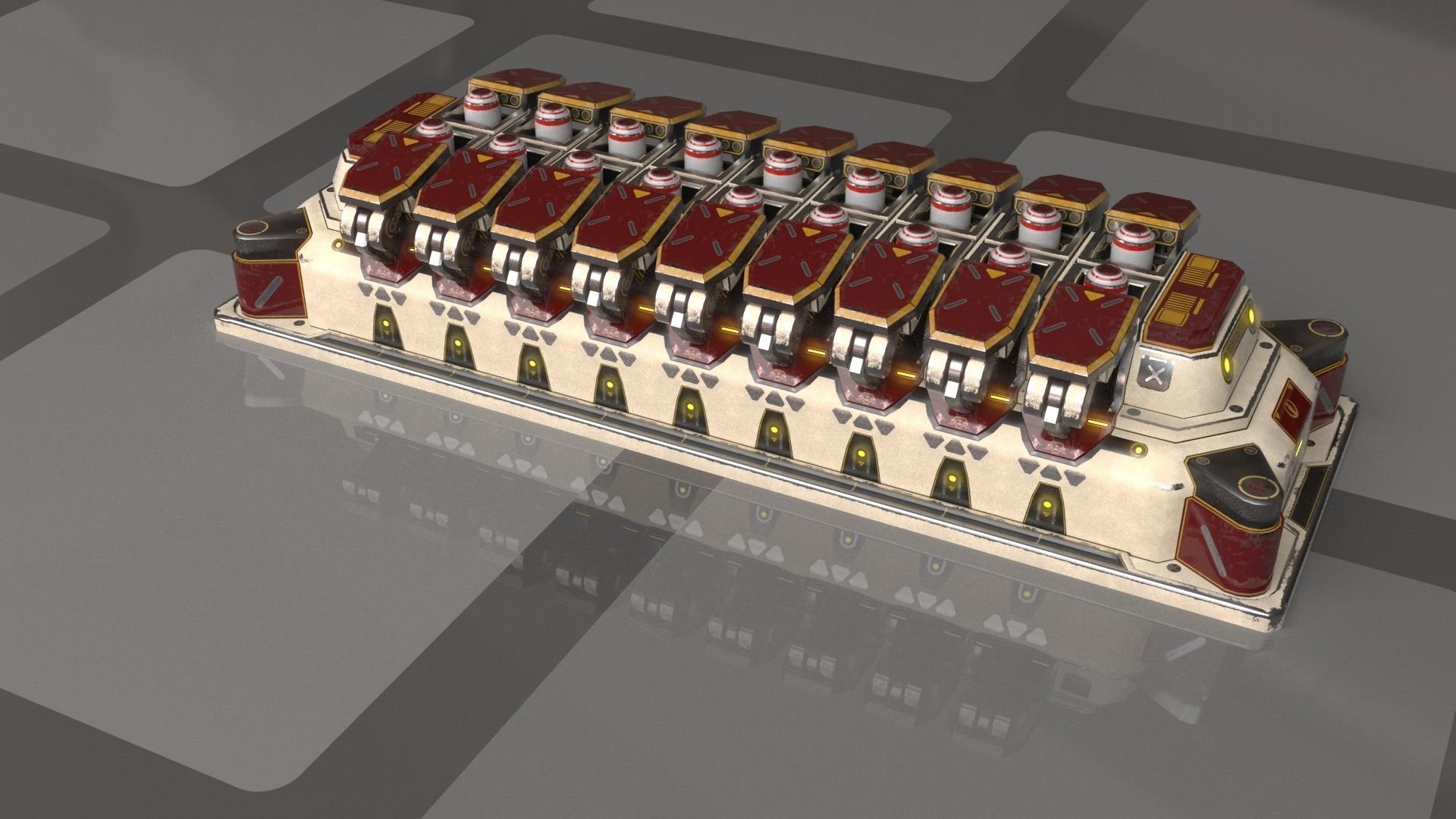 Imperial SX Sparrow Missile Pod 3D model_15