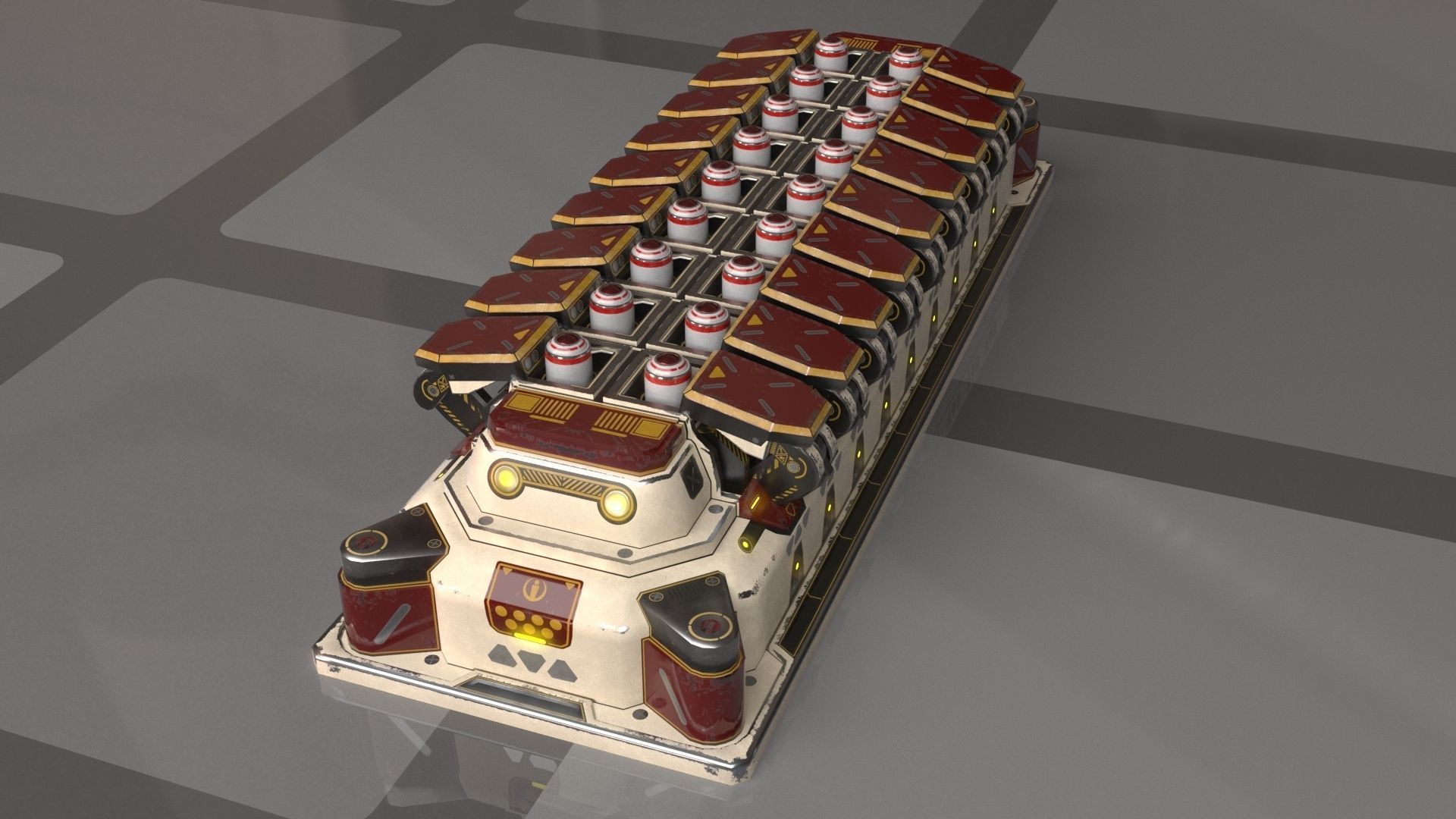 Imperial SX Sparrow Missile Pod 3D model_4