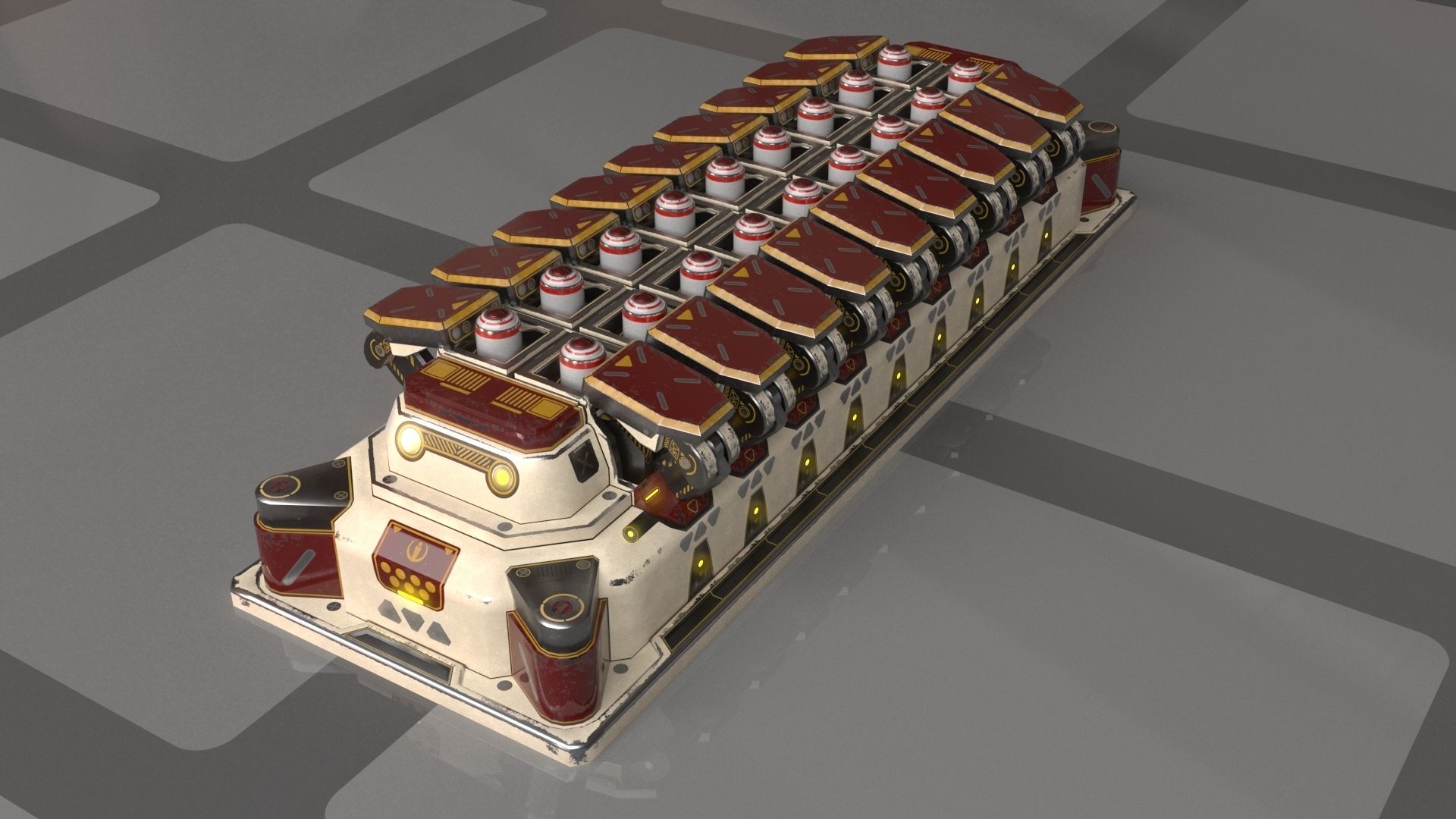 Imperial SX Sparrow Missile Pod 3D model_11