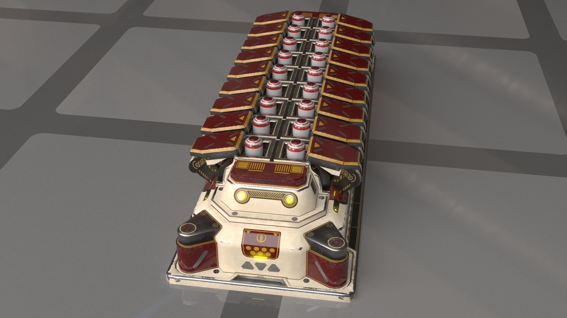 Imperial SX Sparrow Missile Pod 3D model_12