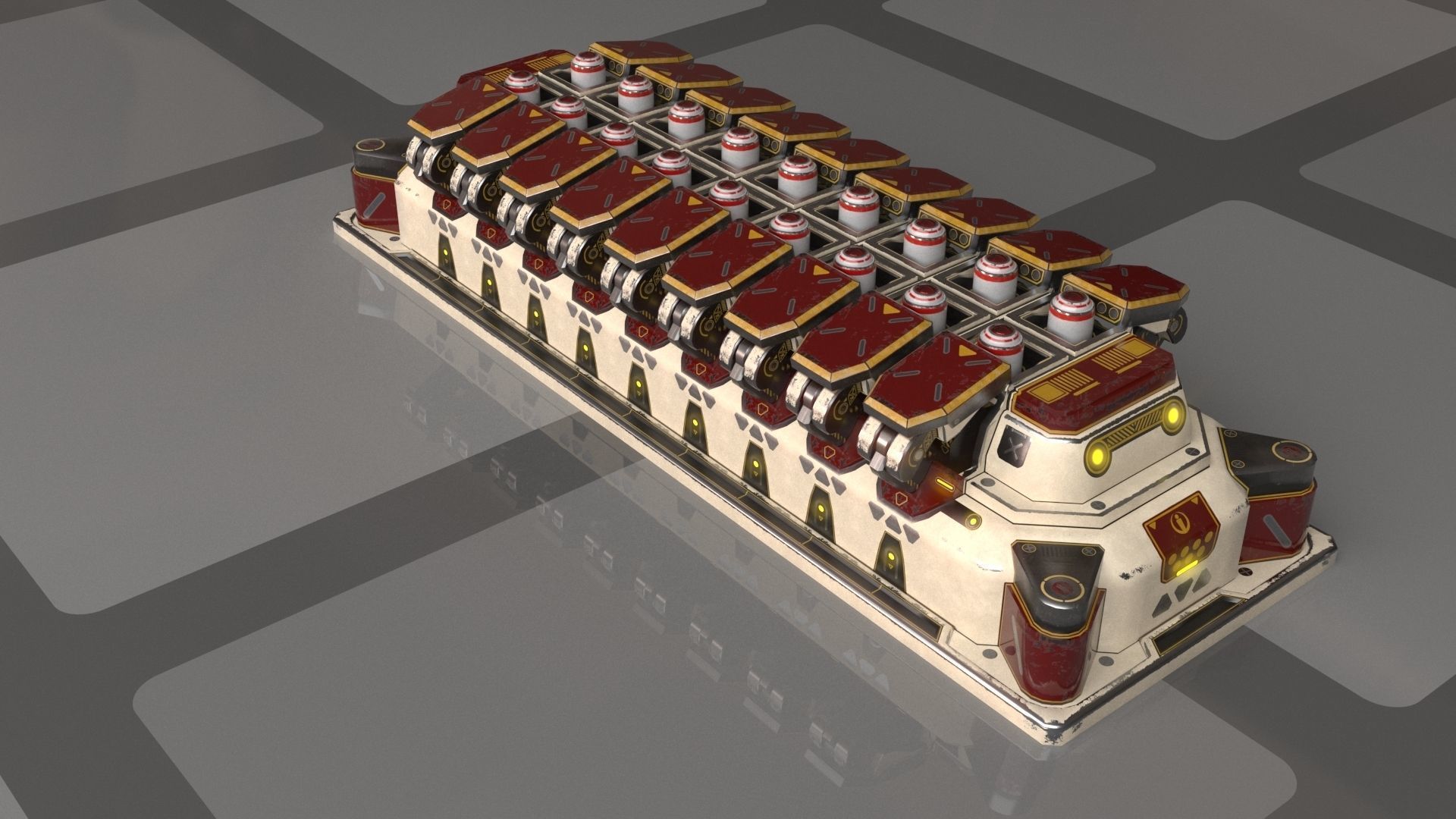 Imperial SX Sparrow Missile Pod 3D model_14