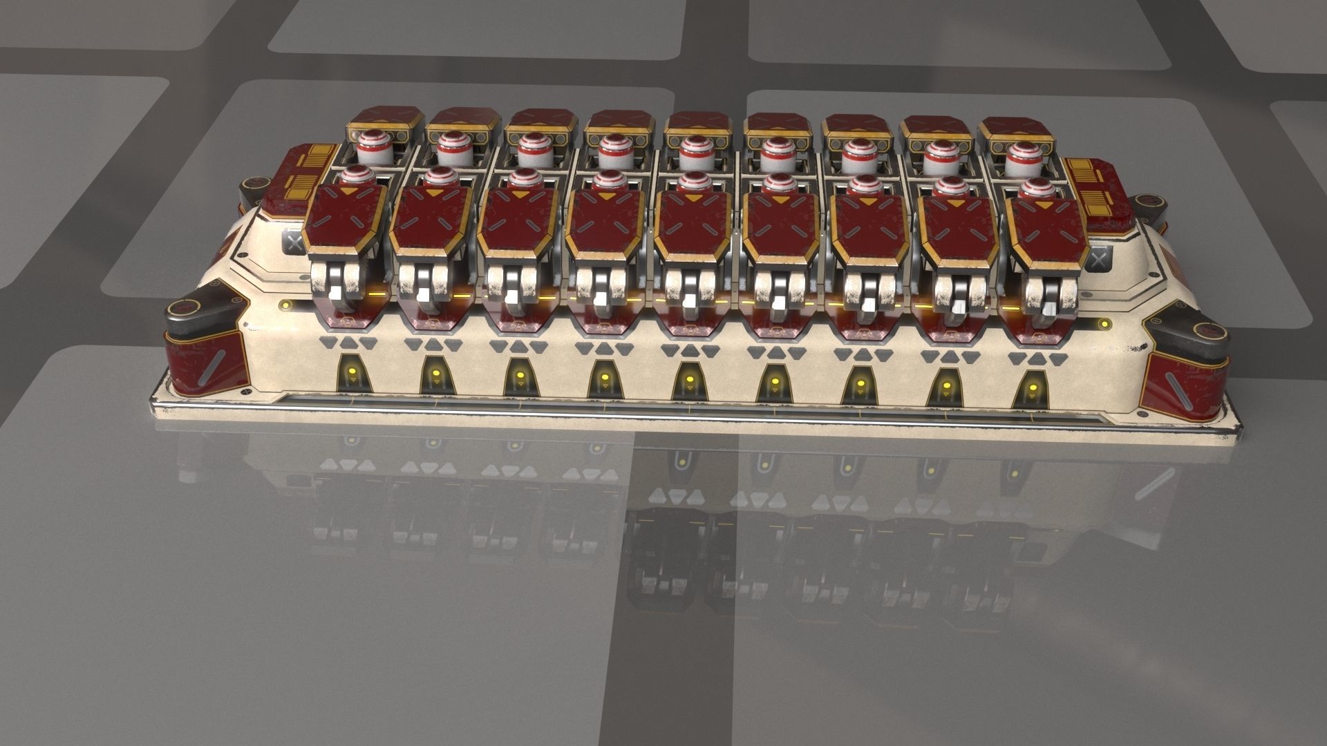 Imperial SX Sparrow Missile Pod 3D model_16