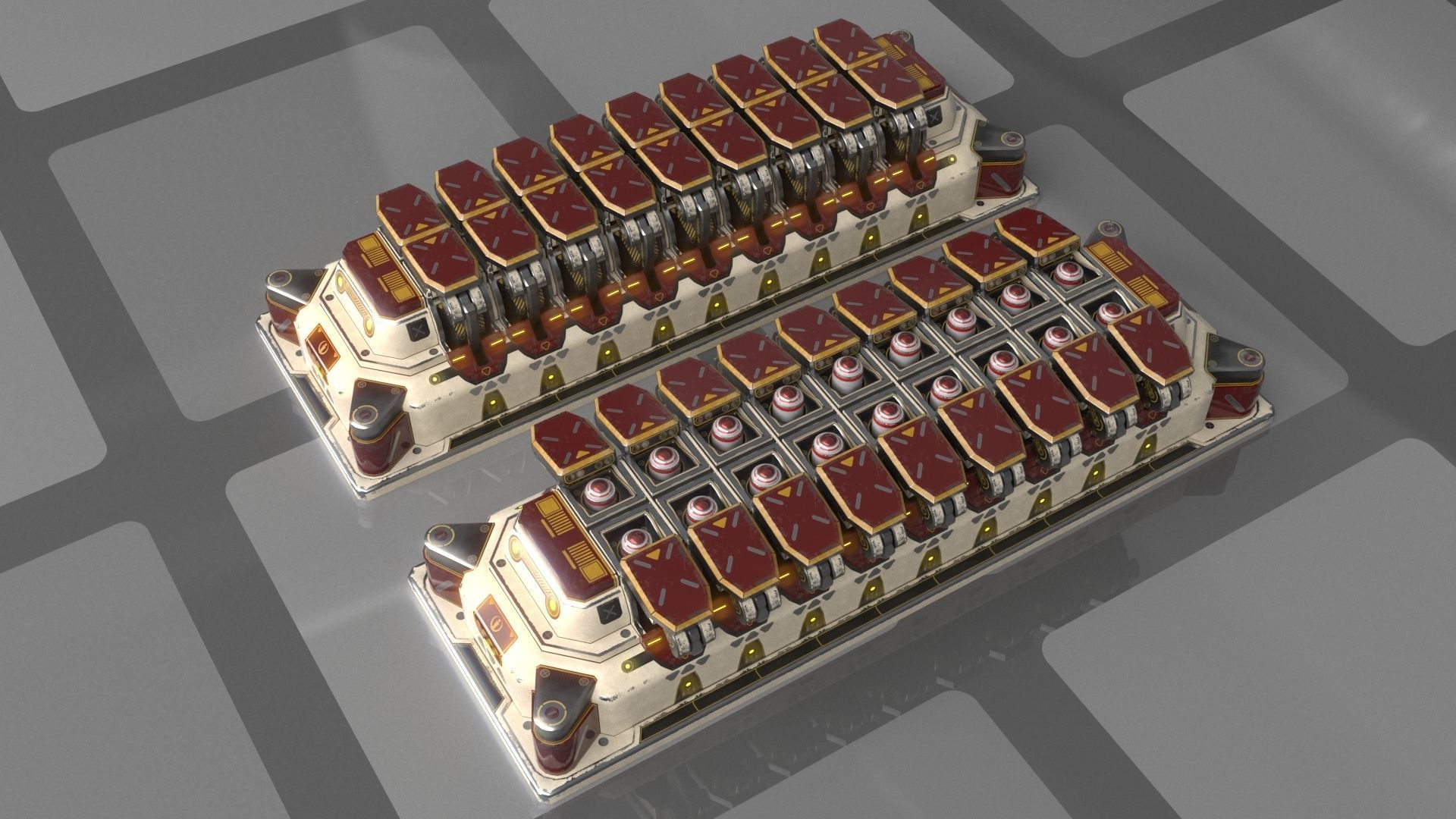 Imperial SX Sparrow Missile Pod 3D model_2