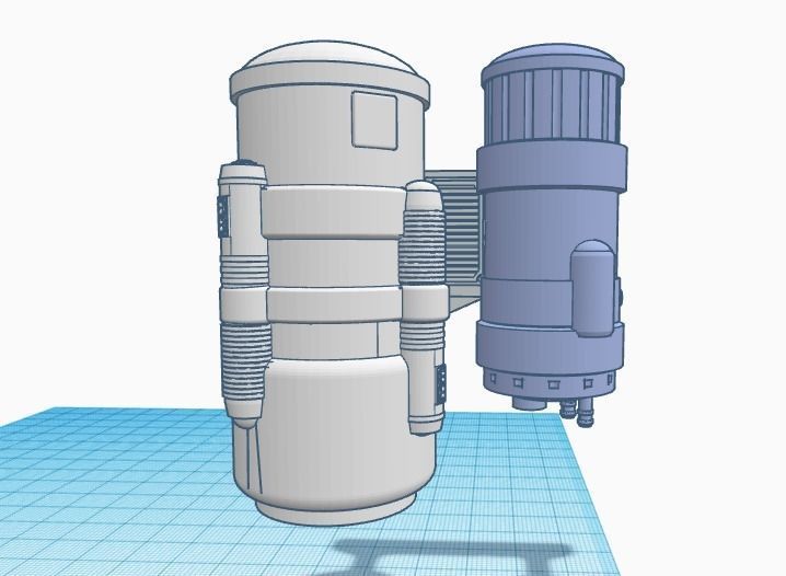 Hammerfall Star Wars wall greeblies 3D print model_8