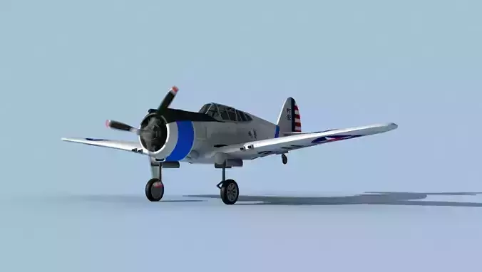 Curtiss P-36C Hawk V01 USAAF