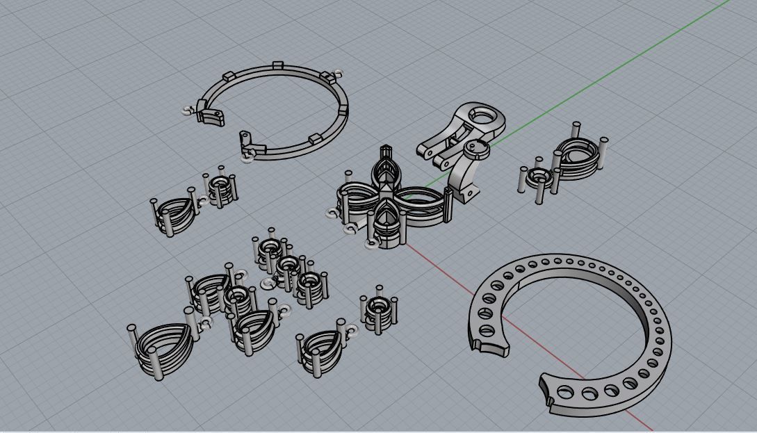 Earring 02 3D print model_12