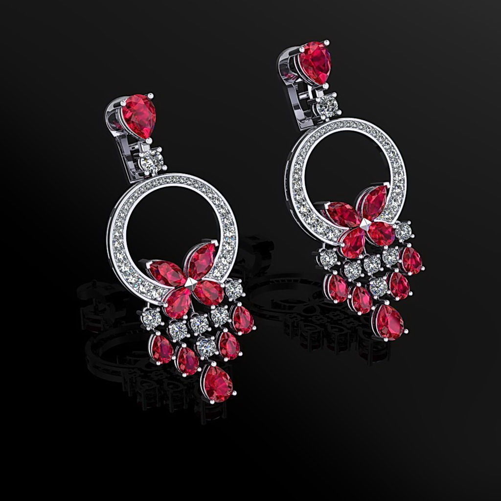 Earring 02 3D print model_1