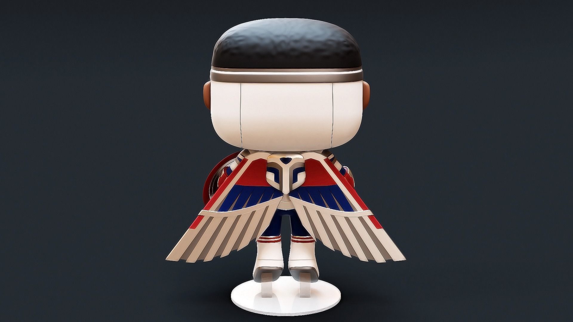 Funko Captain America Sam Wilson 3D model_8