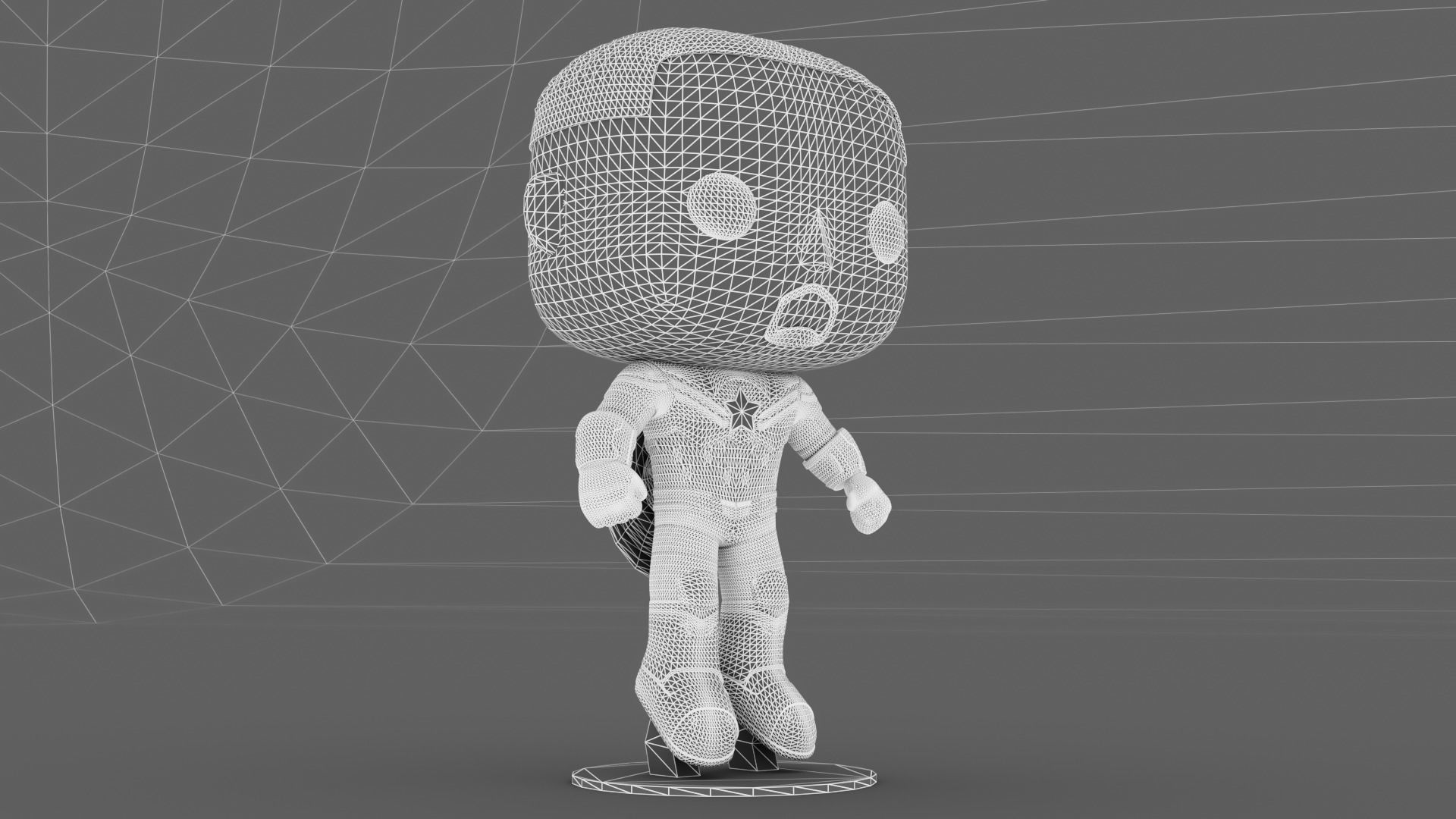 Funko Captain America Sam Wilson 3D model_19