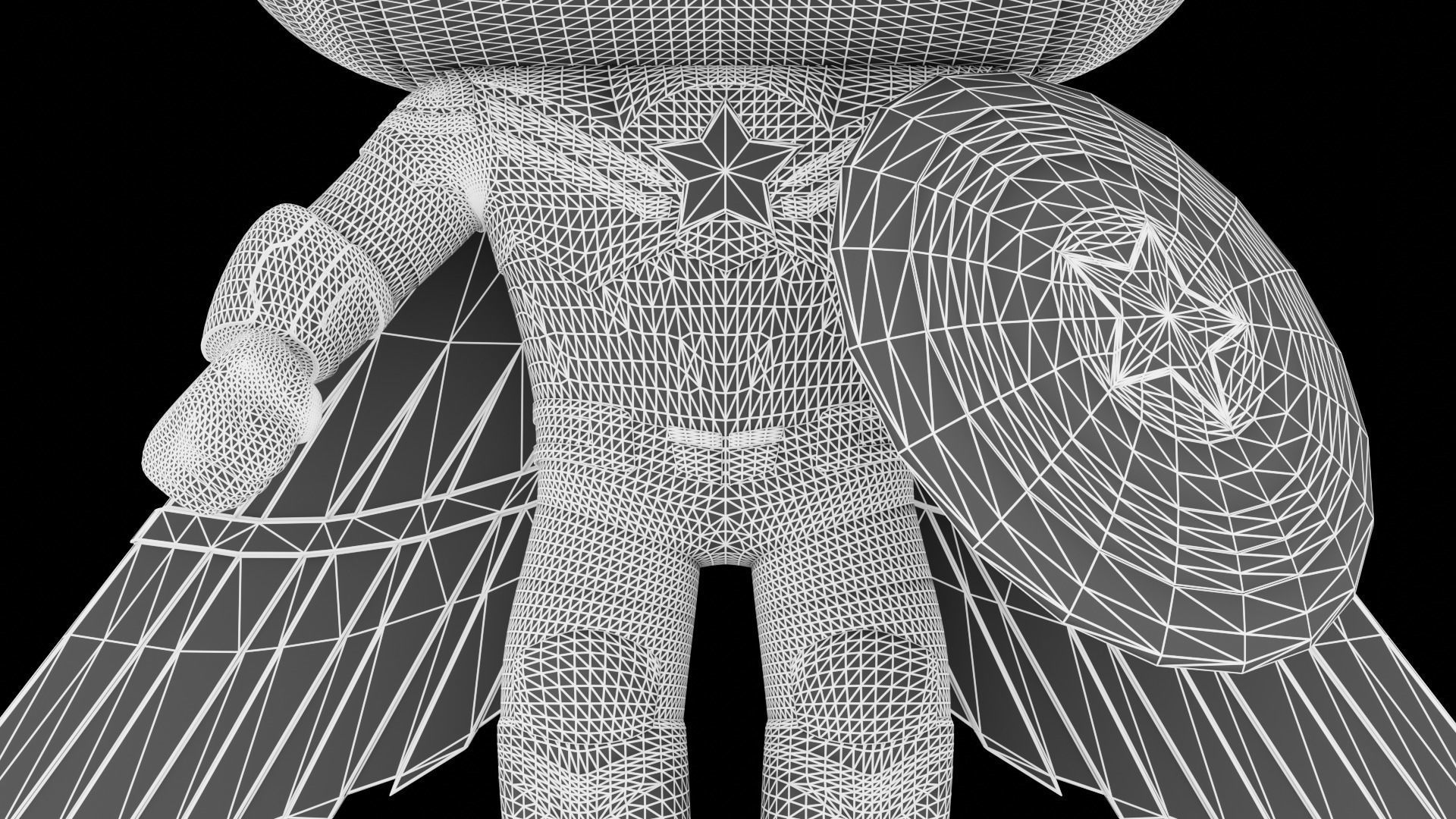 Funko Captain America Sam Wilson 3D model_14