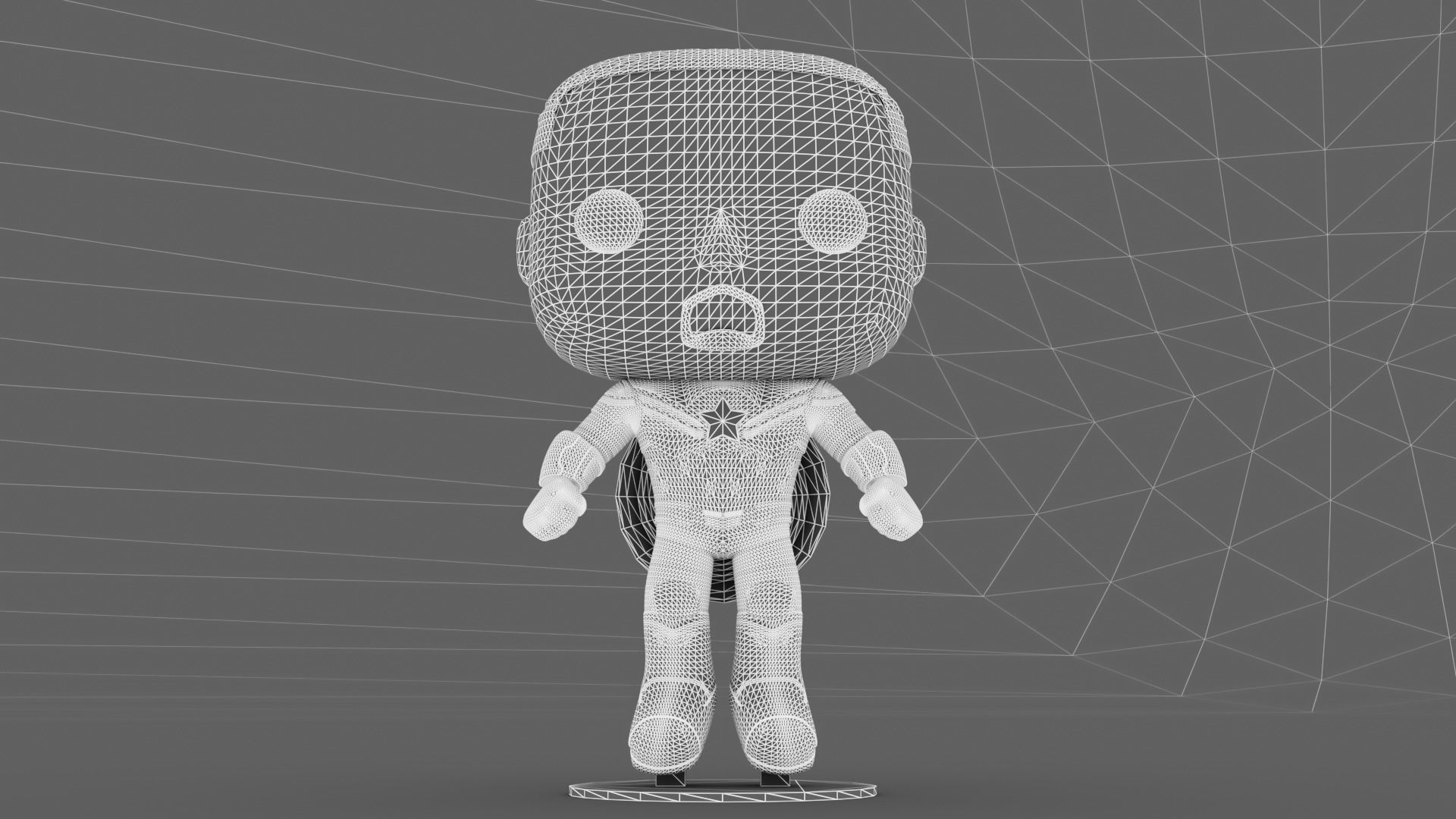 Funko Captain America Sam Wilson 3D model_18