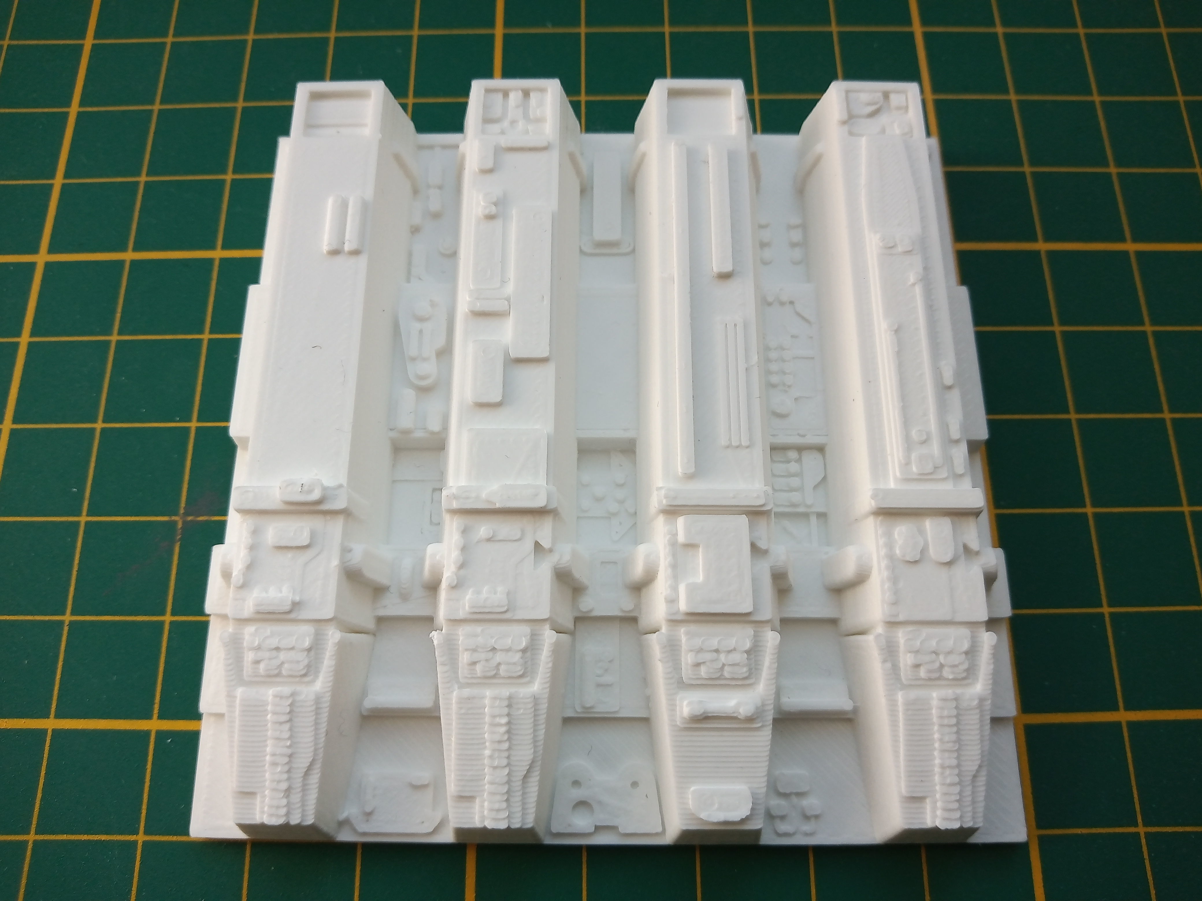 Death Star Tile Type G Free 3D print model_7