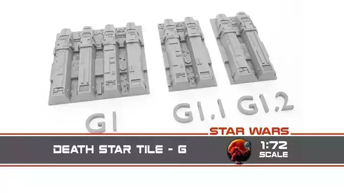 Death Star Tile Type G Free 3D print model