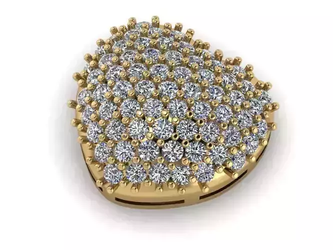 Heart Diamond Pendant 260