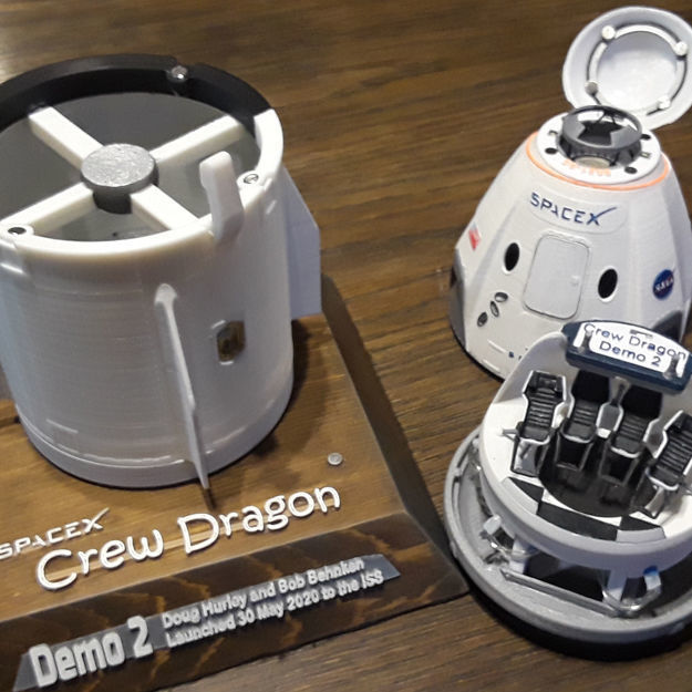 Crew Dragon Endeavor 3D print model_23