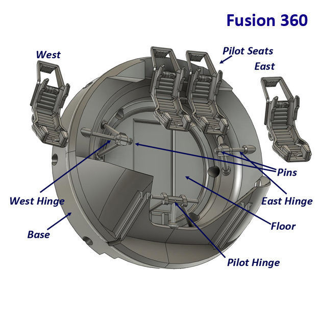 Crew Dragon Endeavor 3D print model_18